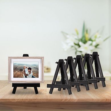 Malden 6-Pack Black Wood Easel