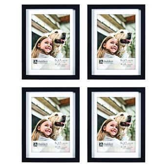 Malden 4-Pack 5" x 7" Matted Photo Frames
