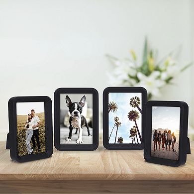 Malden 4-Pack 4" x 6" Curved Photo Frames