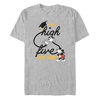 Disney's Mickey Mouse A Big High Five For Today Graduates Big & Tall Graphic Tee
