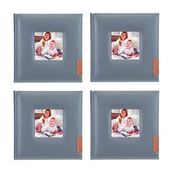 Malden 4-Pack 2-up 4" x 6" Grey Tag 200 Photo Album