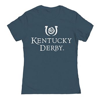 Juniors' Kentucky Derby Vertical Logo Graphic T-Shirt