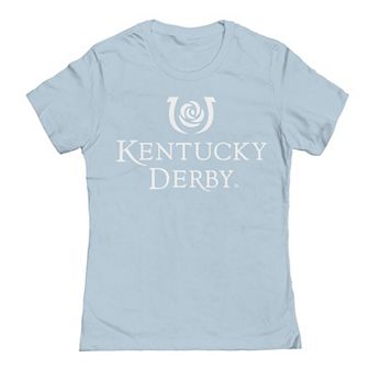 Juniors' Kentucky Derby Vertical Logo Graphic T-Shirt