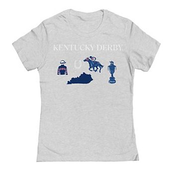 Juniors' Kentucky Derby Horizontal Graphic Tee