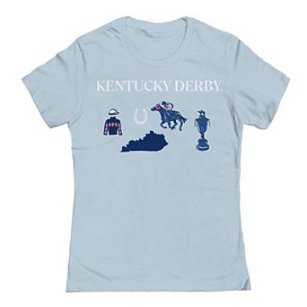 Juniors' Kentucky Derby Horizontal Graphic Tee