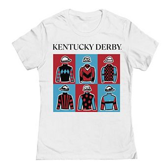 Juniors' Pop Art Rider Kentucky Derby Graphic T-Shirt