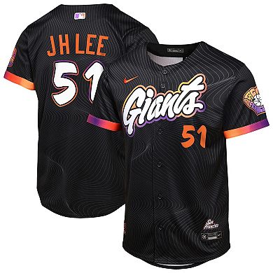 Youth Outerstuff Jung Hoo Lee Anthracite San Francisco Giants 2025 City Connect Limited Jersey