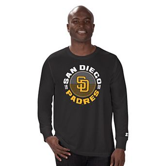 Men's Starter Black San Diego Padres Halftime Long Sleeve T-Shirt