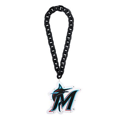 FOCO Miami Marlins Light Up Big Logo Fan Chain