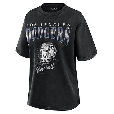 Women's WEAR by Erin Andrews Charcoal Los Angeles Dodgers Boyfriend T-Shirt