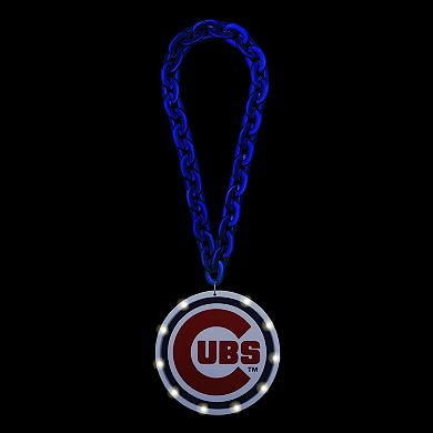 FOCO Chicago Cubs Light Up Big Logo Fan Chain