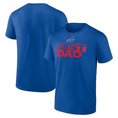 Men's Royal Buffalo Bills Best Dad T-Shirt