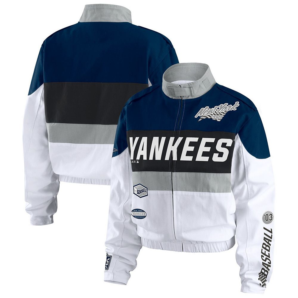 Women's WEAR by Erin Andrews Navy/White New York Yankees Racing
