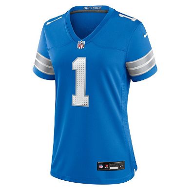 Women's Nike Jameson Williams Blue Detroit Lions Game Player Jersey