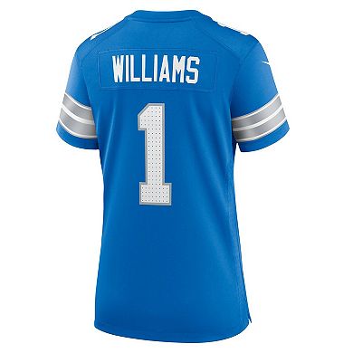 Women's Nike Jameson Williams Blue Detroit Lions Game Player Jersey
