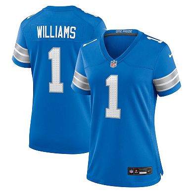 Women's Nike Jameson Williams Blue Detroit Lions Game Player Jersey