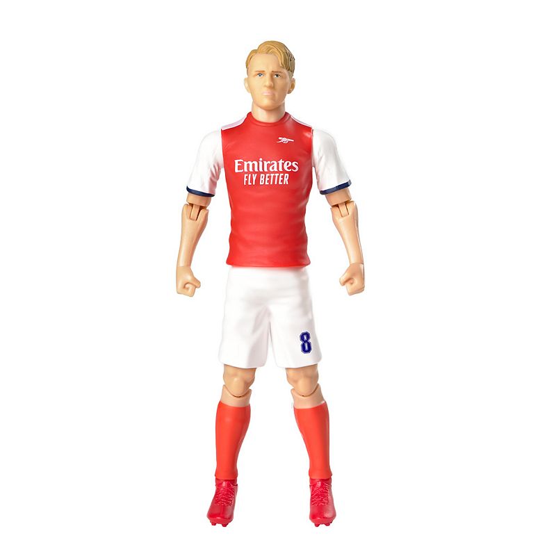 BanboToys Arsenal Martin Odegaard Collectible 8-Inch Soccer Action Figure, Multi