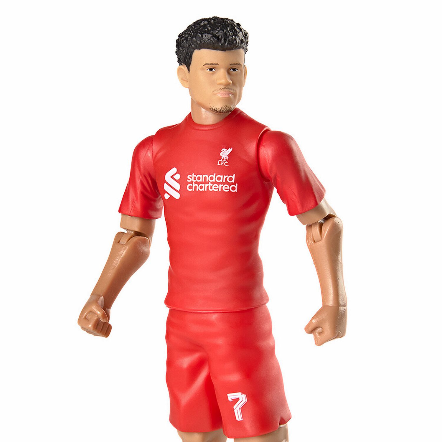 Детская фигурка BanboToys Liverpool Luis Diaz 8-Inch Collectible Soccer Action Figure — фото 4
