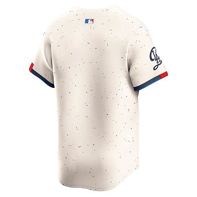 Men's Nike Cream Los Angeles Dodgers City Connect Limited Jersey