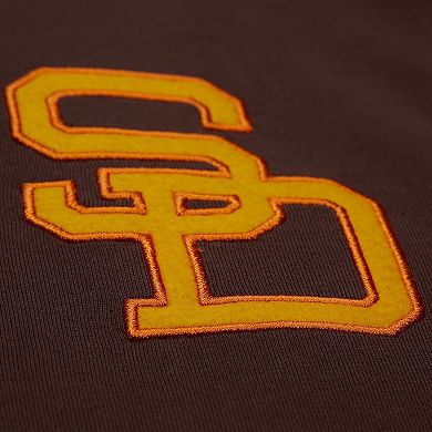 Men's Mitchell & Ness Tony Gwynn Brown San Diego Padres Legends Collection Vintage Logo T-Shirt