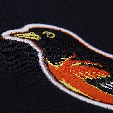 Men's Mitchell & Ness Cal Ripken Jr. Black Baltimore Orioles Legends Collection Vintage Logo T-Shirt