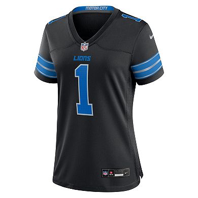 Women's Nike Jameson Williams Black Detroit Lions 2nd Alternate Game Player Jersey