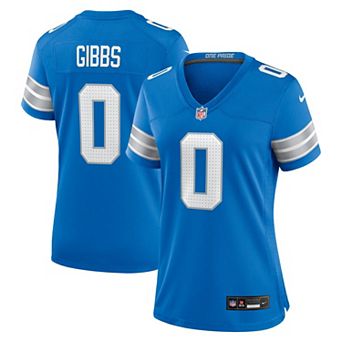 Women's Nike Jahmyr Gibbs Blue Detroit Lions Game Player Jersey