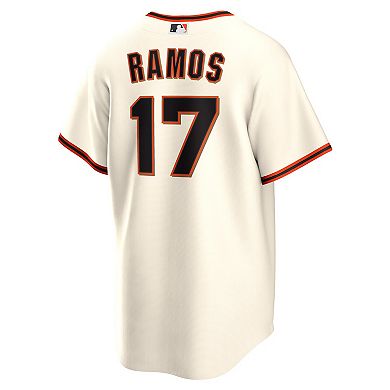 Men's Nike Heliot Ramos Cream San Francisco Giants Home Replica Jersey