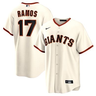 Men's Nike Heliot Ramos Cream San Francisco Giants Home Replica Jersey