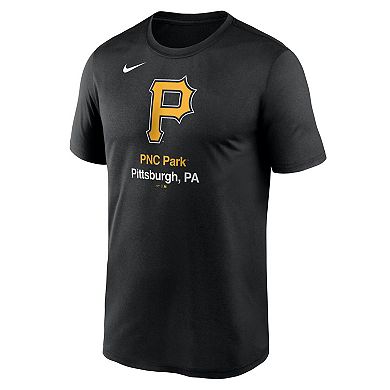 Men's Nike Black Pittsburgh Pirates Stadium Legend Performance T-Shirt