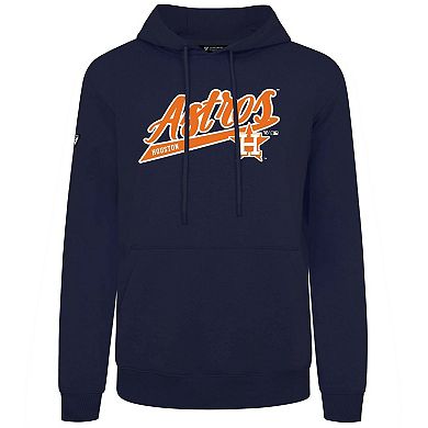Men's Levelwear Navy Houston Astros Podium Fleece Pullover Hoodie