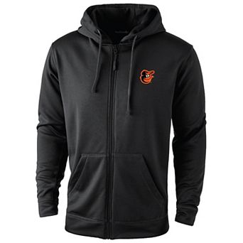 Men's Dunbrooke Black Baltimore Orioles Trophy Full-Zip Hoodie