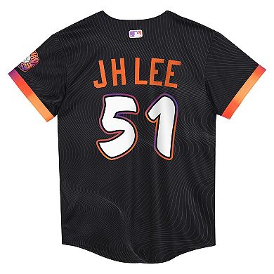 Preschool Outerstuff Jung Hoo Lee Anthracite San Francisco Giants 2025 City Connect Limited Jersey
