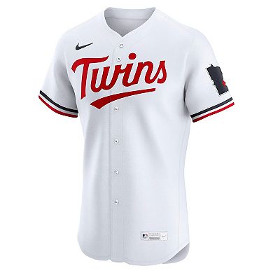 Men's Nike White Minnesota Twins Home Elite Jersey