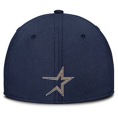 Men's Nike Gray/Navy Houston Astros Rise Swoosh Performance Flex Hat