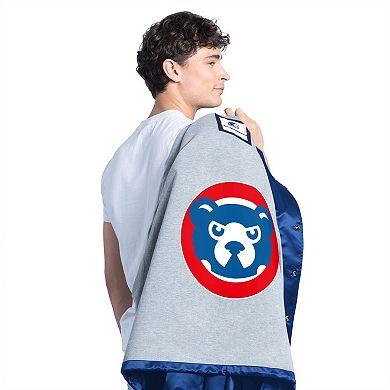 Men's Starter Royal Chicago Cubs Cooperstown Collection Point Man Full-Snap Coaches Jacket