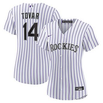 Women's Nike Ezequiel Tovar White Colorado Rockies Home Replica Jersey