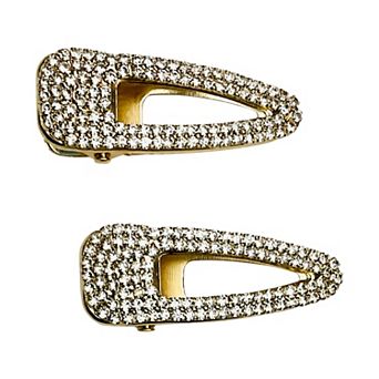 Vieste Trendy Rhinestone Hair Clips Set