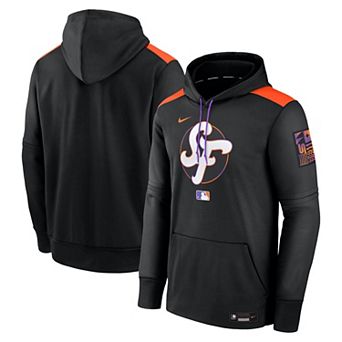 Men's Nike Black San Francisco Giants 2025 City Connect Authentic Collection Performance Pullover Hoodie