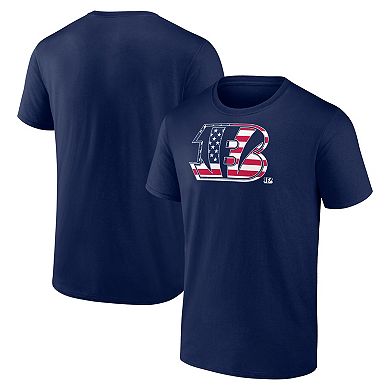 Men's Navy Cincinnati Bengals Americana T-Shirt