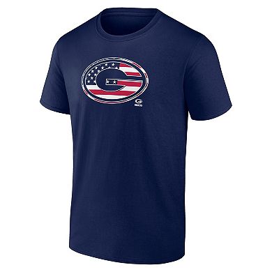 Men's Navy Green Bay Packers Americana T-Shirt