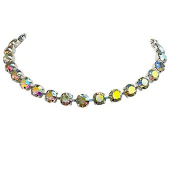 Vieste Rhinestone Choker Collar Necklace