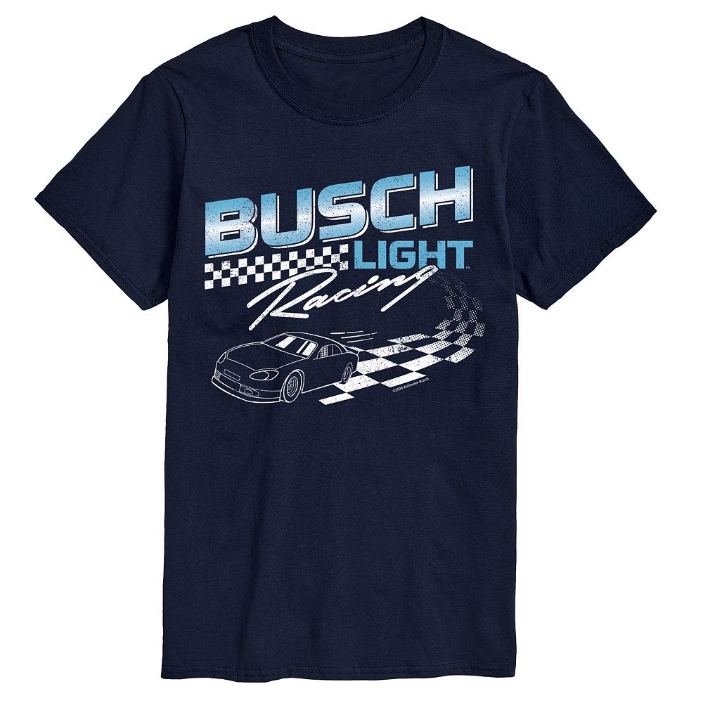 Busch Light - Racing - Men's Short Sleeve Graphic T-Shirt, image size:1000x1000