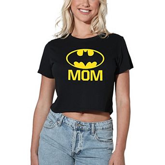 Women's Batman Bat Mom Crop Tee
