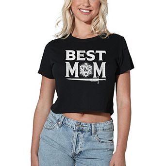 Women's Dungeons Dragons Best Mom Crop Tee