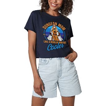 Women's Dungeons Dragons Dungeon Mom Crop Tee