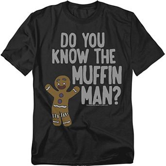 Big & Tall Original & Unrestored Shrek Muffin Man Graphic Tee