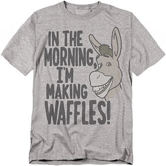 Big & Tall Original & Unrestored Shrek I'm Making Waffles Graphic Tee