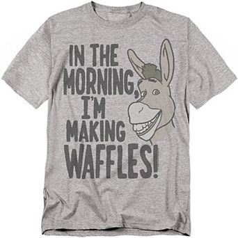 Big & Tall Original & Unrestored Shrek I'm Making Waffles Graphic Tee