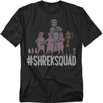 Big & Tall Original & Unrestored Shrek Squad Graphic Tee